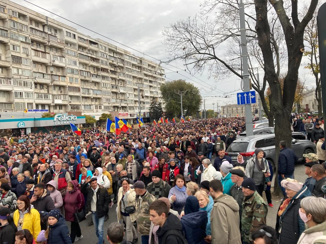 протест в Молдове