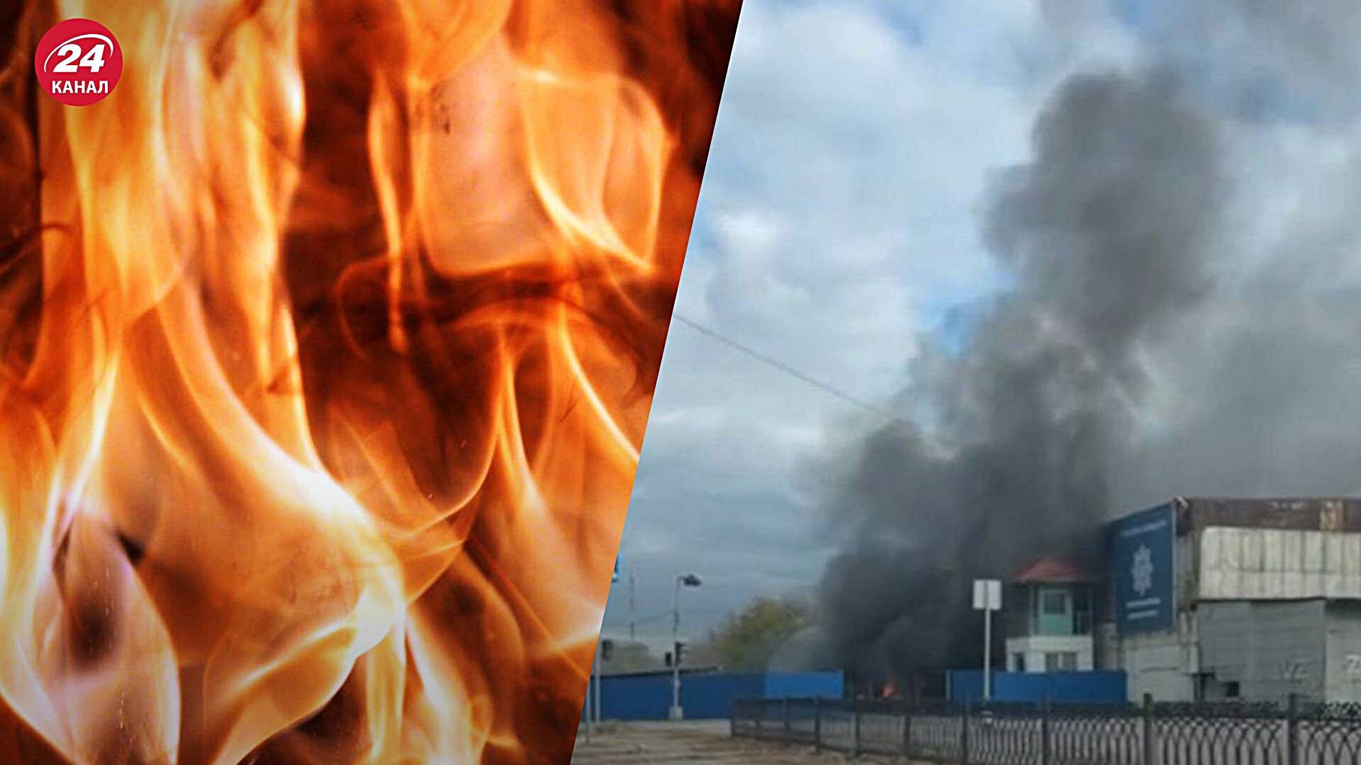 Взрывы в Херсоне - в ночь на 1 ноября горели автомобили оккупантов Взрывы в Херсоне - в ночь на 1 ноября горели автомобили оккупантов