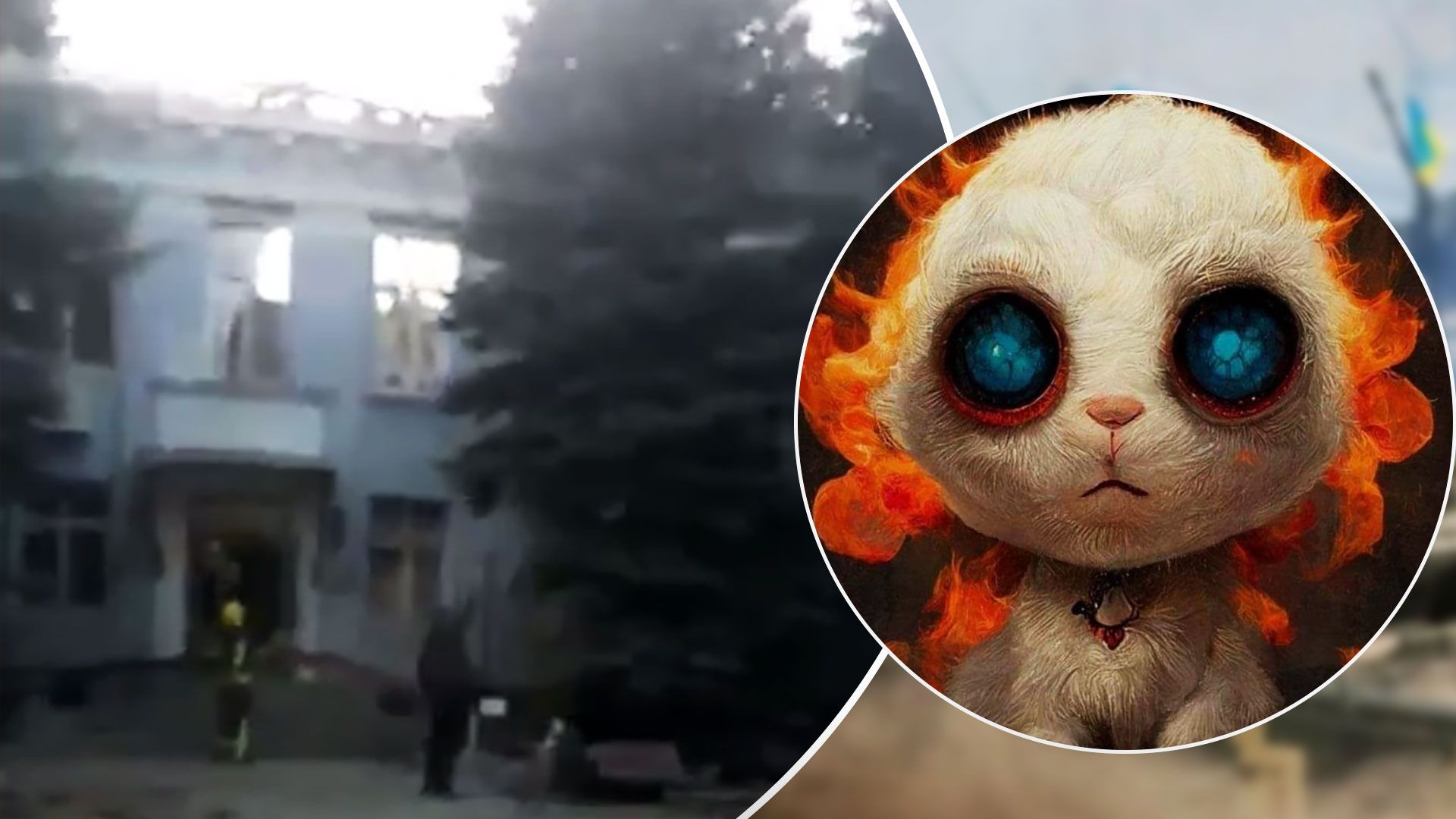 У Голій Пристані зруйнували адміністрацію окупантів - Гола Пристань вибухи - 24 Канал У Голій Пристані зруйнували адміністрацію окупантів - Гола Пристань вибухи - 24 Канал