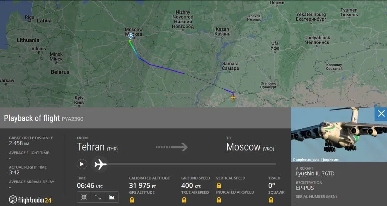 Іран надає зброю Росії Іран надає зброю Росії