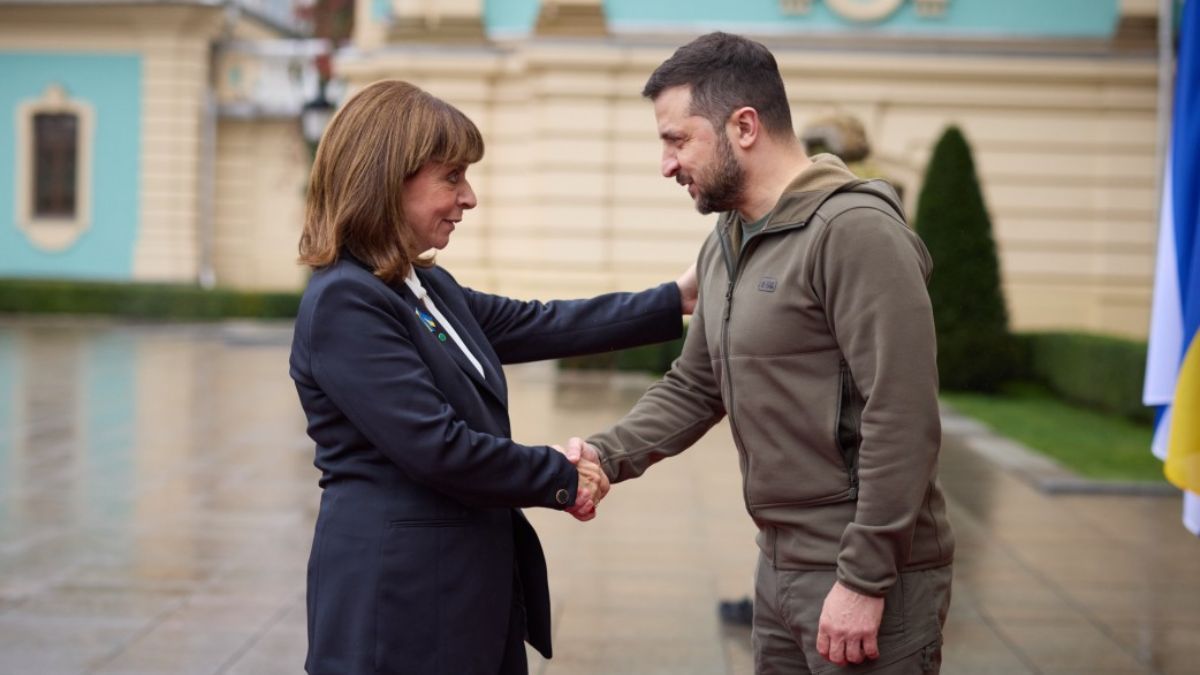 Зеленский рассказал о визите президентки Греции - обращение Зеленского за 3 ноября 2022 года Зеленский рассказал о визите президентки Греции - обращение Зеленского за 3 ноября 2022 года