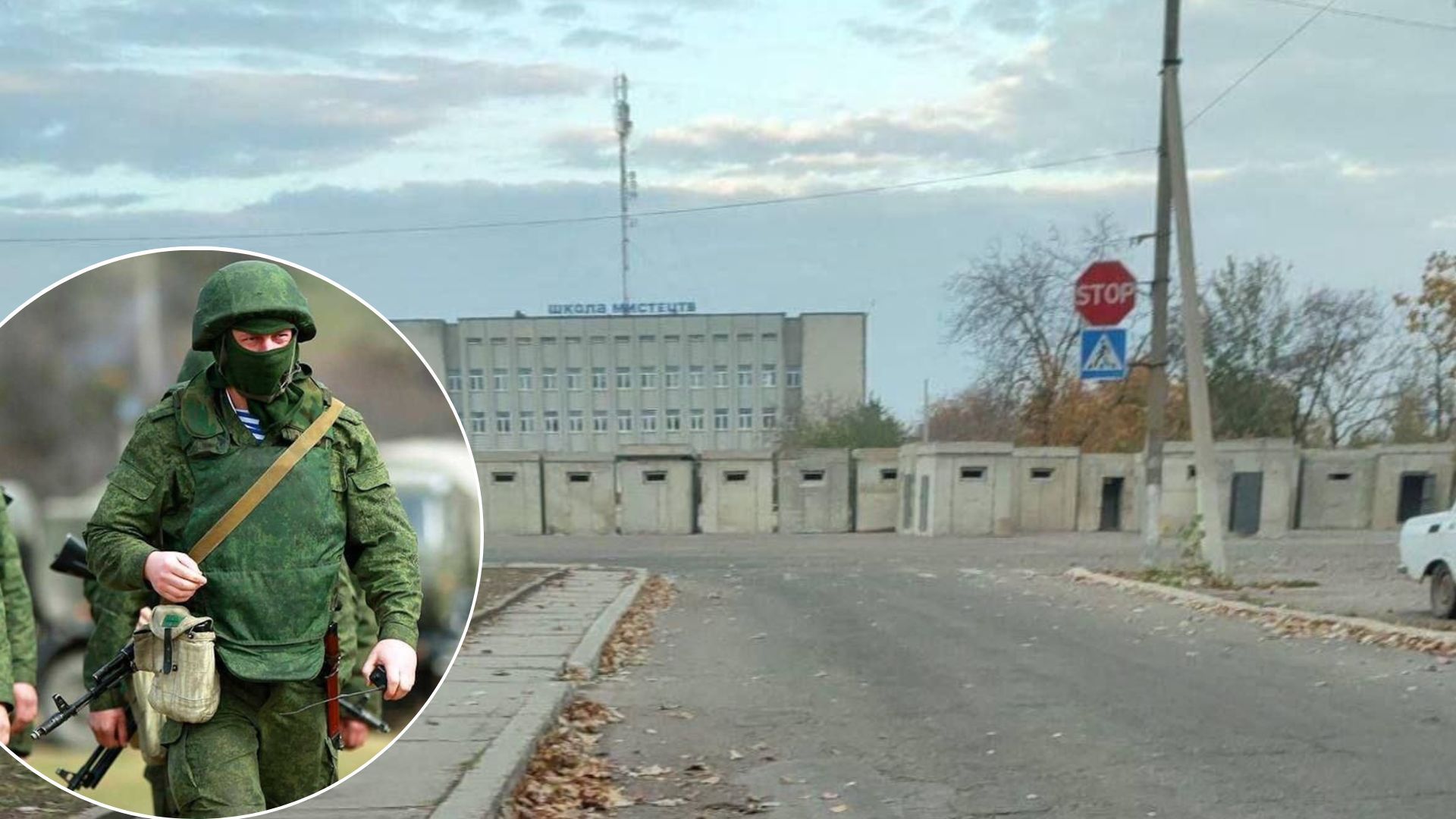 У Новій Каховці росіяни облаштували лінію оборони, яка нагадує туалети