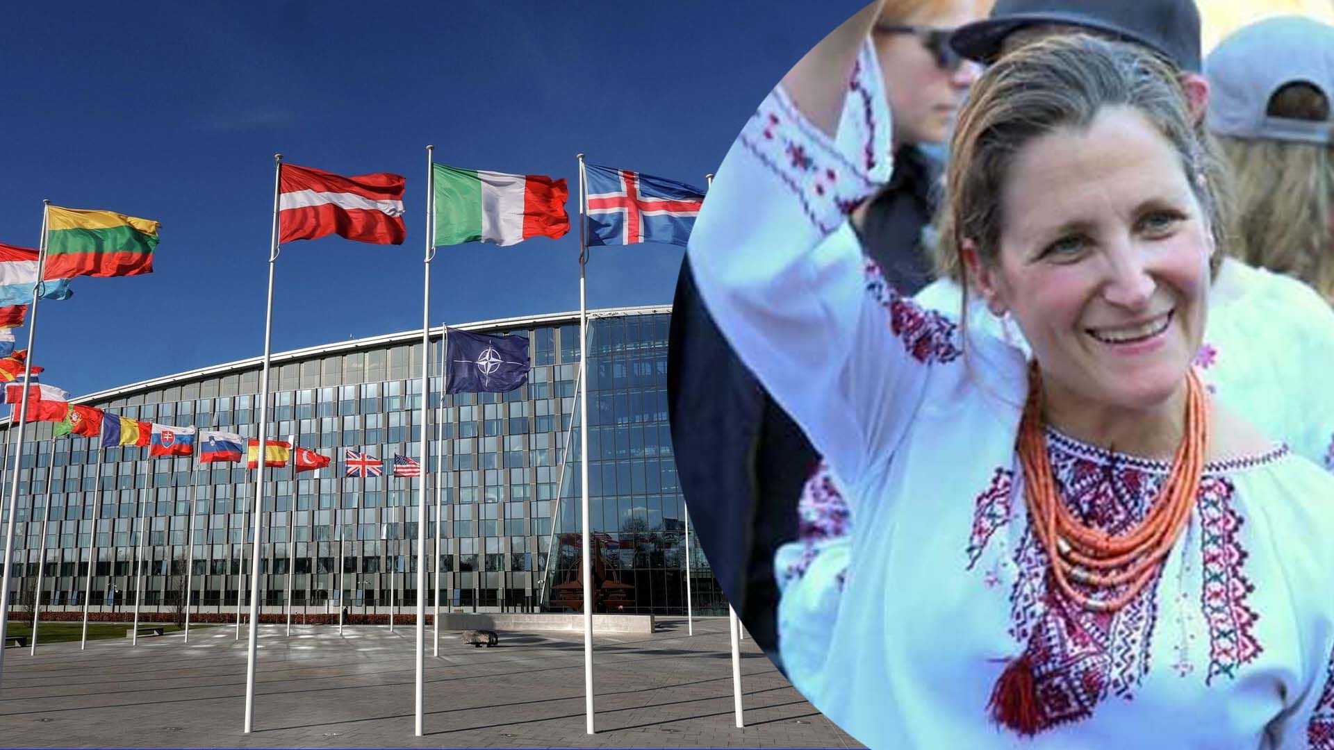 Христя Фріланд може стати генсеком НАТО Христя Фріланд може стати генсеком НАТО