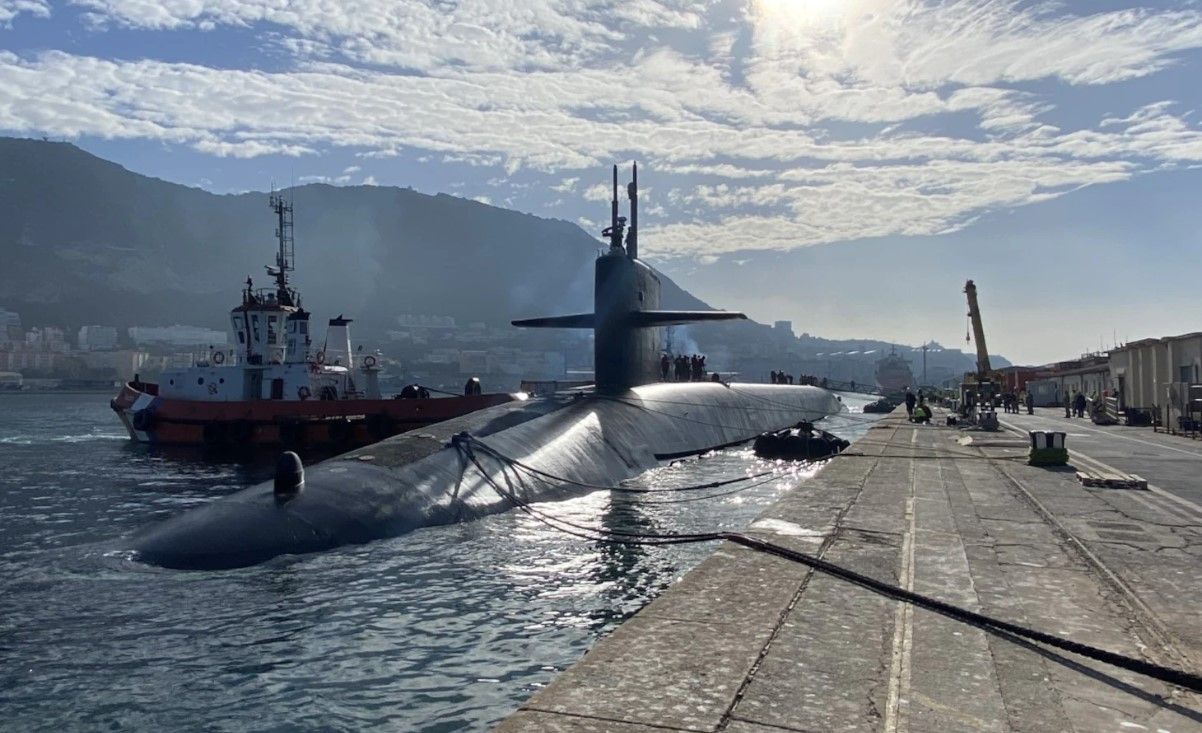 Атомна субмарина США увійшла до Середземного моря Атомна субмарина США увійшла до Середземного моря