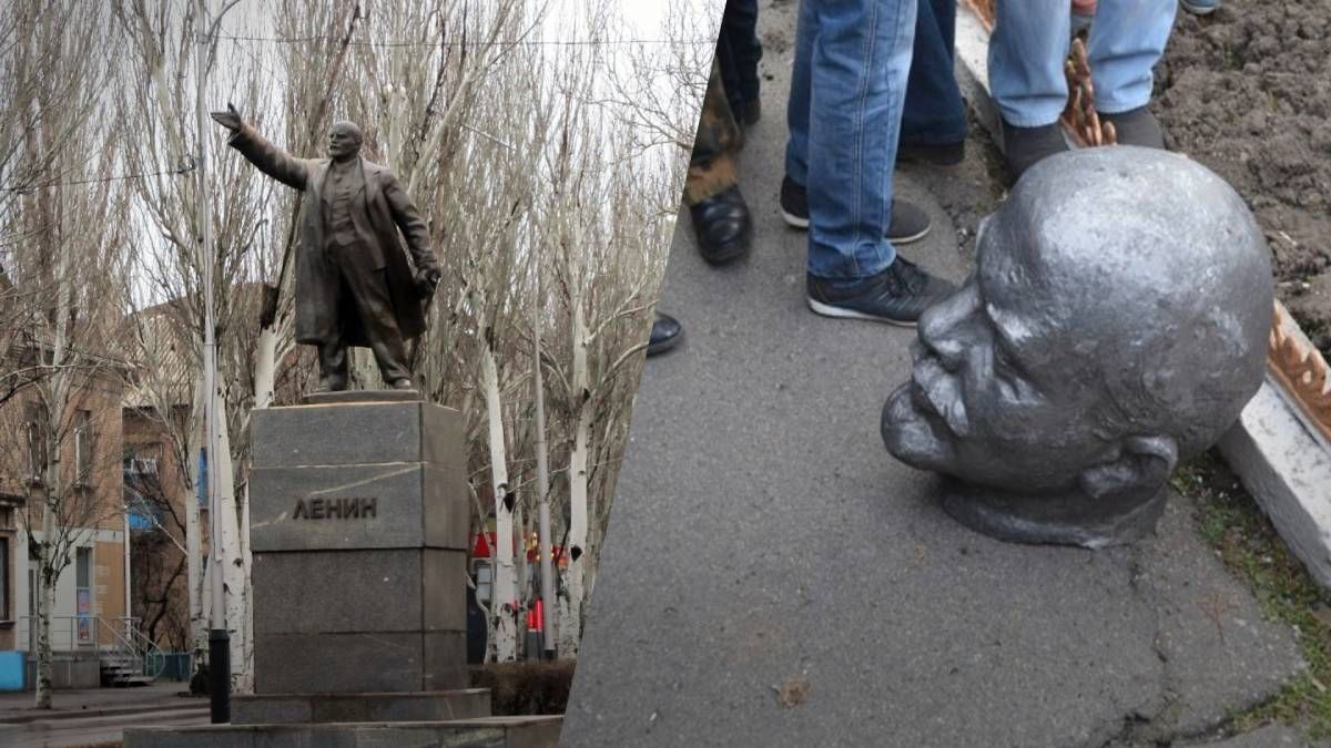 Назад у минуле: а окупованому Мелітополі росіяни повернули пам'ятник Леніну - 24 Канал
