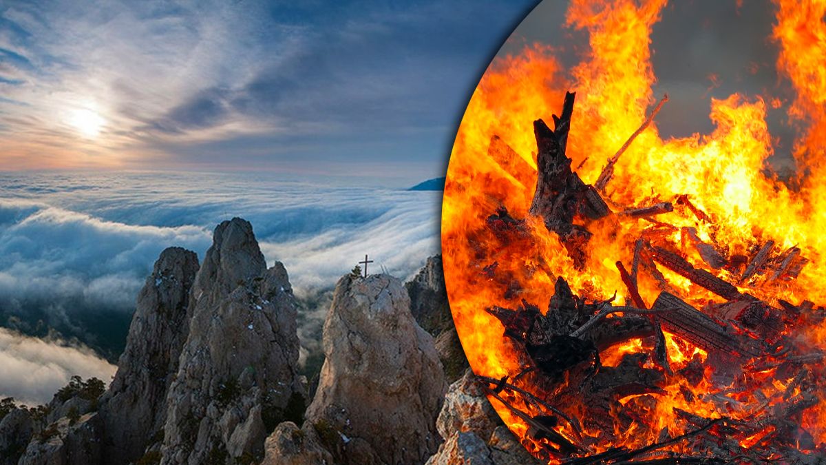 Пожежа в окупованому Криму Пожежа в окупованому Криму