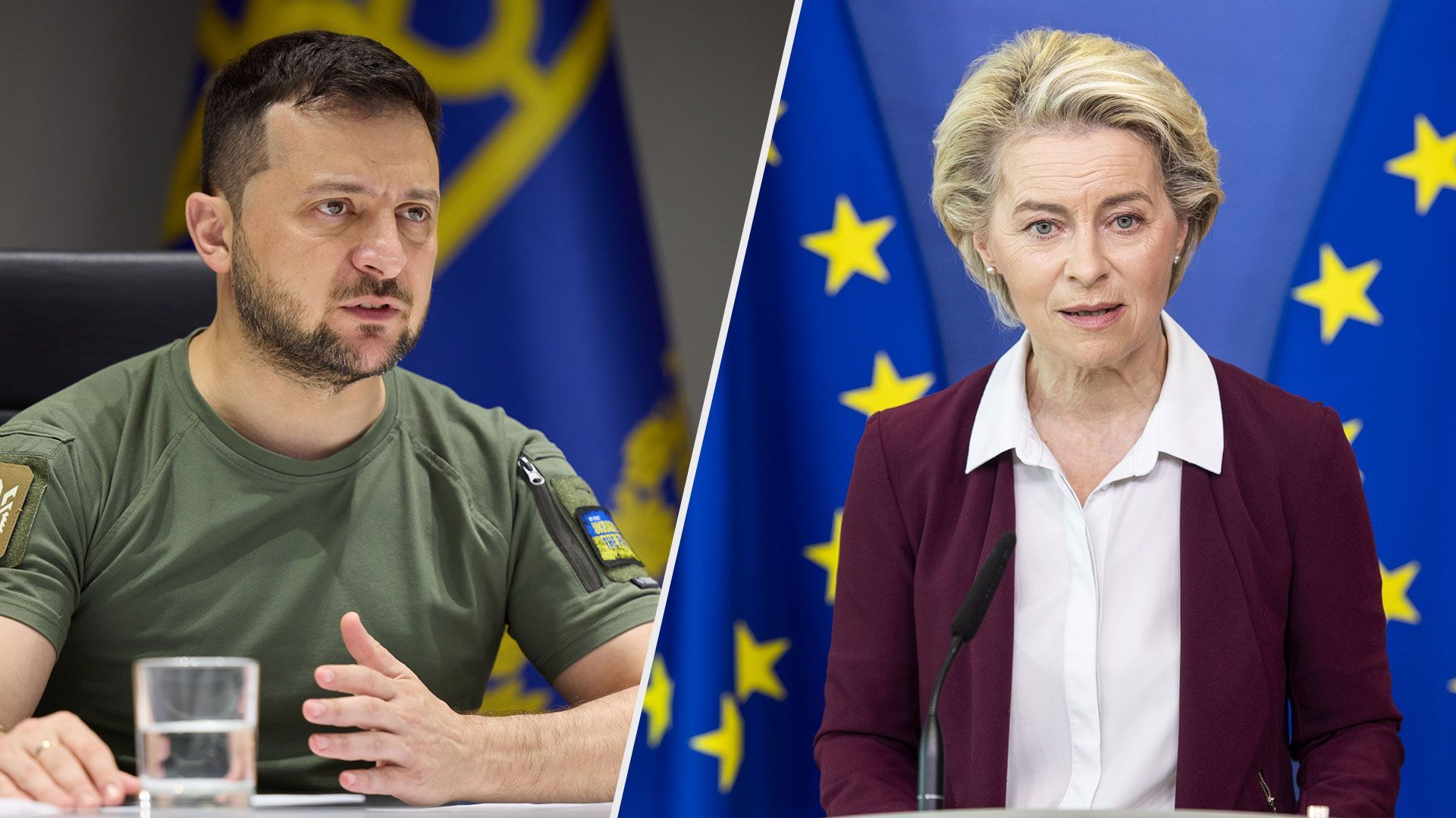 Зеленський поговорив з фон дер Ляєн про виділення 18 мільярдів євро для України Зеленський поговорив з фон дер Ляєн про виділення 18 мільярдів євро для України