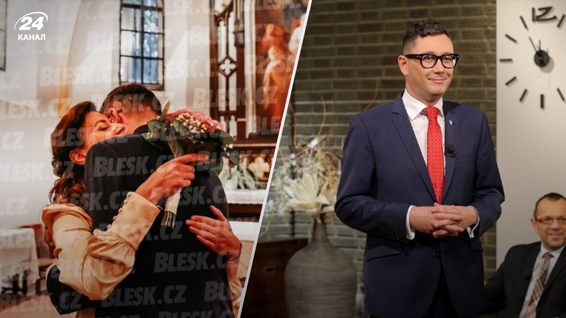 Пресссекретарь президента Чехии женился на украинке, которую принял как беженку Пресссекретарь президента Чехии женился на украинке, которую принял как беженку