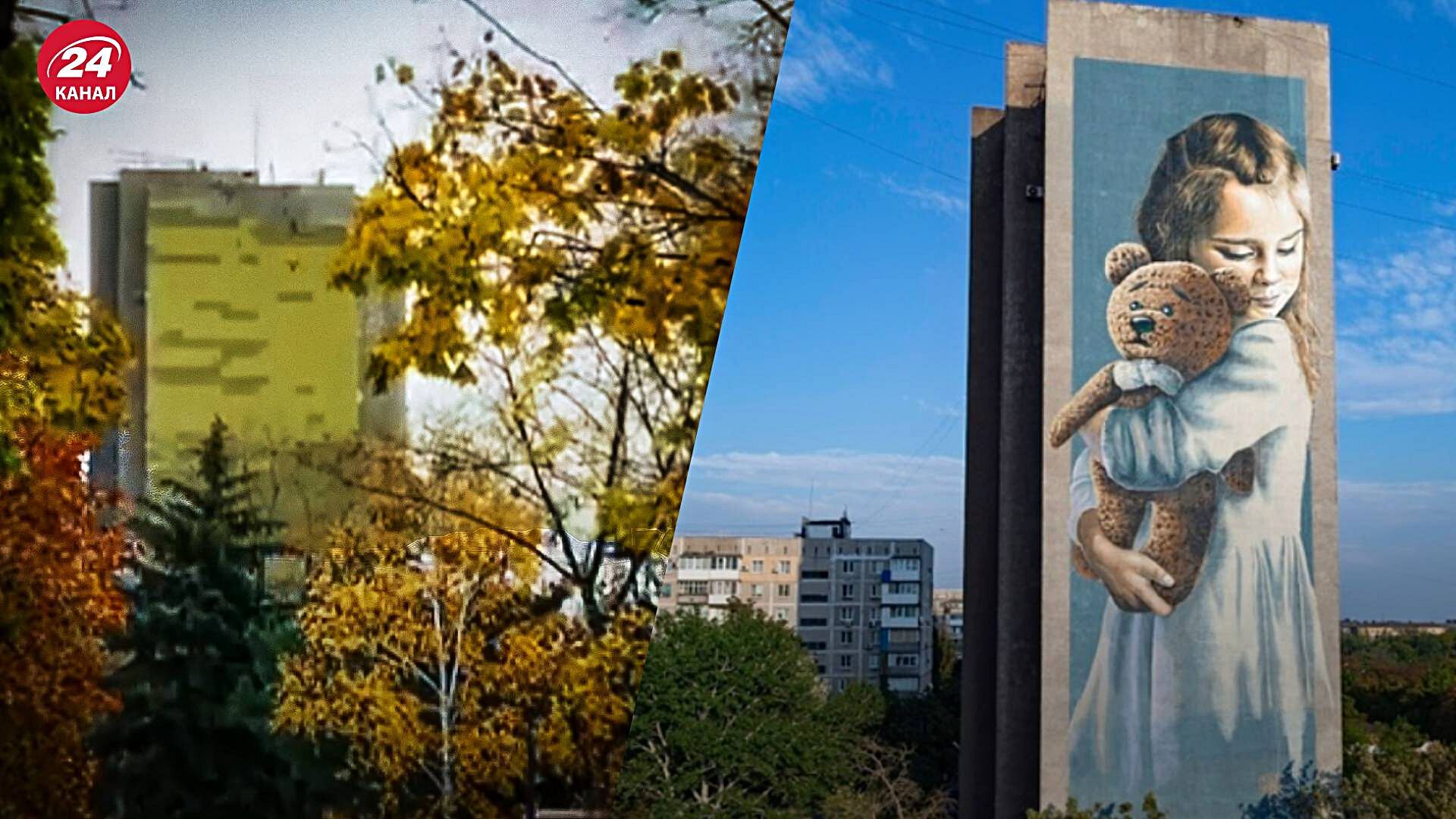 Оккупированный Мариуполь - россияне уничтожили мурал "Милана" Оккупированный Мариуполь - россияне уничтожили мурал "Милана"
