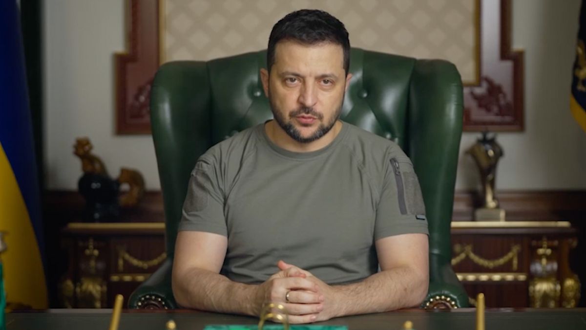 Володимир Зеленський звернувся до українців на 259 день війни - 24 Канал Володимир Зеленський звернувся до українців на 259 день війни - 24 Канал