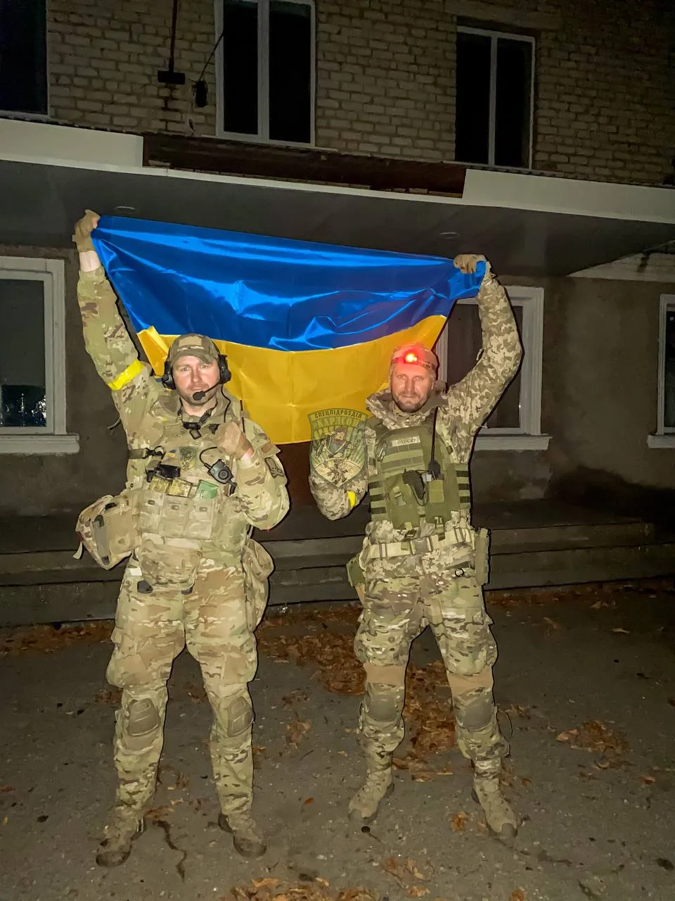 Українські військові у Новокаїрах