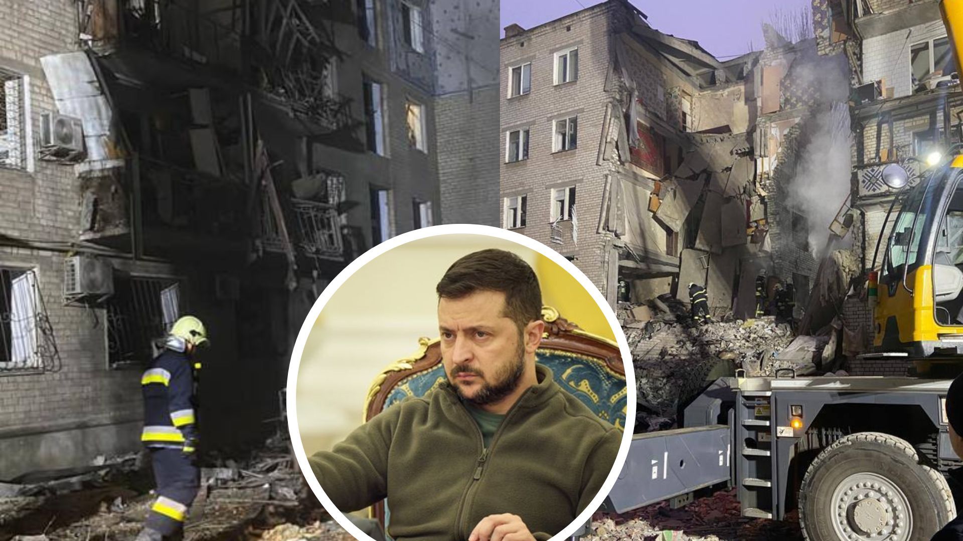 "Циничный ответ за успехи на фронте": Зеленский показал кадры прилетов в Николаеве "Циничный ответ за успехи на фронте": Зеленский показал кадры прилетов в Николаеве