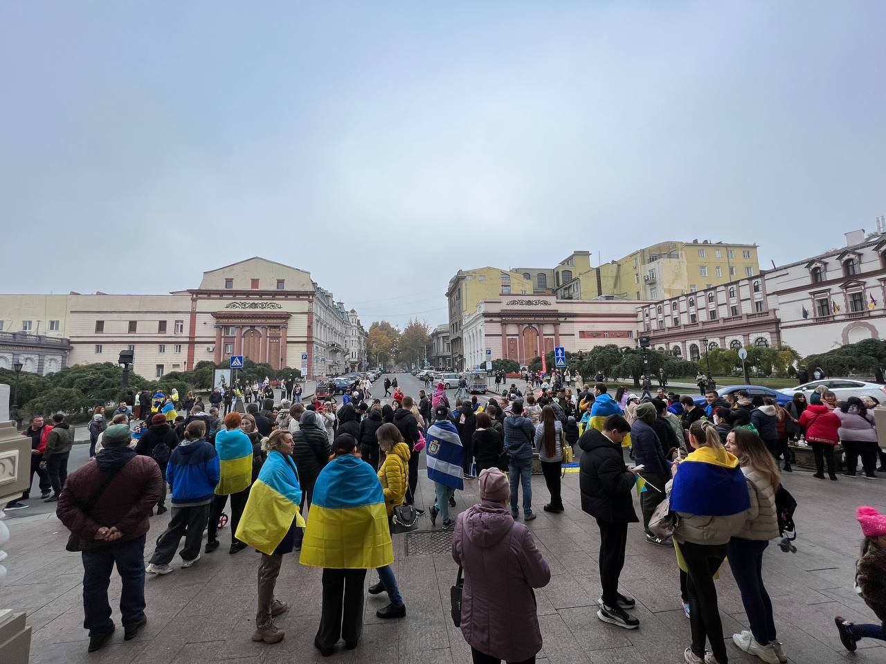 В Одесі люди радіють звільненню Херсона - фото та відео
