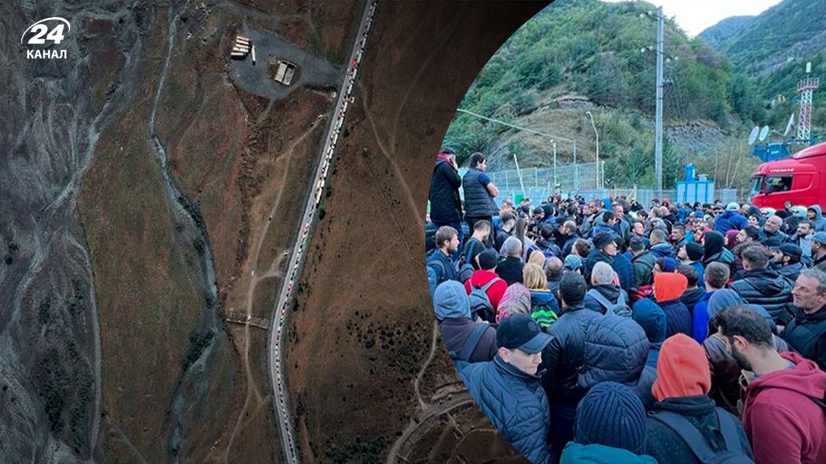 Скільки росіян втекли від мобілізації в Грузію - 24 канал Скільки росіян втекли від мобілізації в Грузію - 24 канал