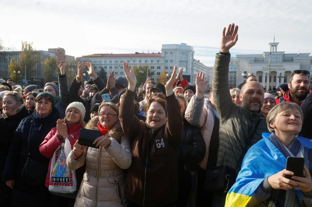 Як мешканці Херсона зустрічали Зеленського