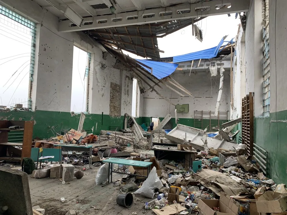 Руйнування школи росіянами на Херсонщині 