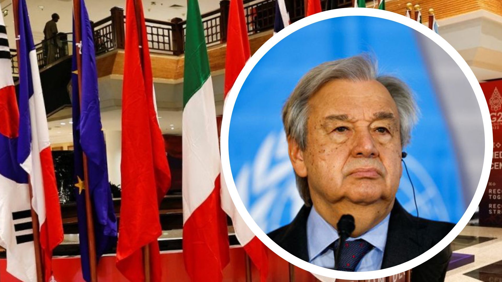 Гутерреш заявив про перемовини з делегаціями Росії та України Гутерреш заявив про перемовини з делегаціями Росії та України