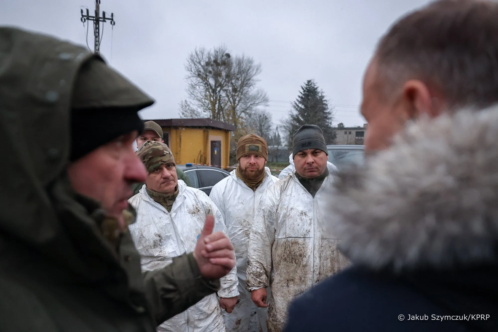 Дуда приїхав на місце падіння ракет