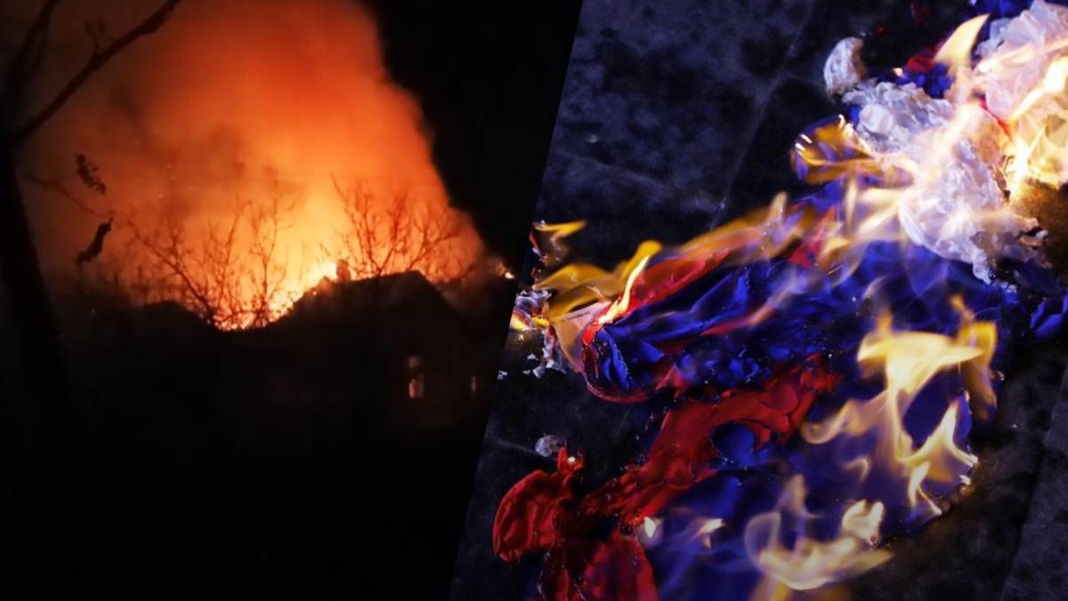 У Мелітополі спалили будинок культури У Мелітополі спалили будинок культури