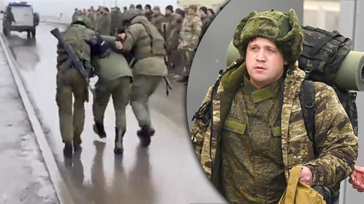 Затримання російських військовозобов'язаних, що не хочуть на фронт