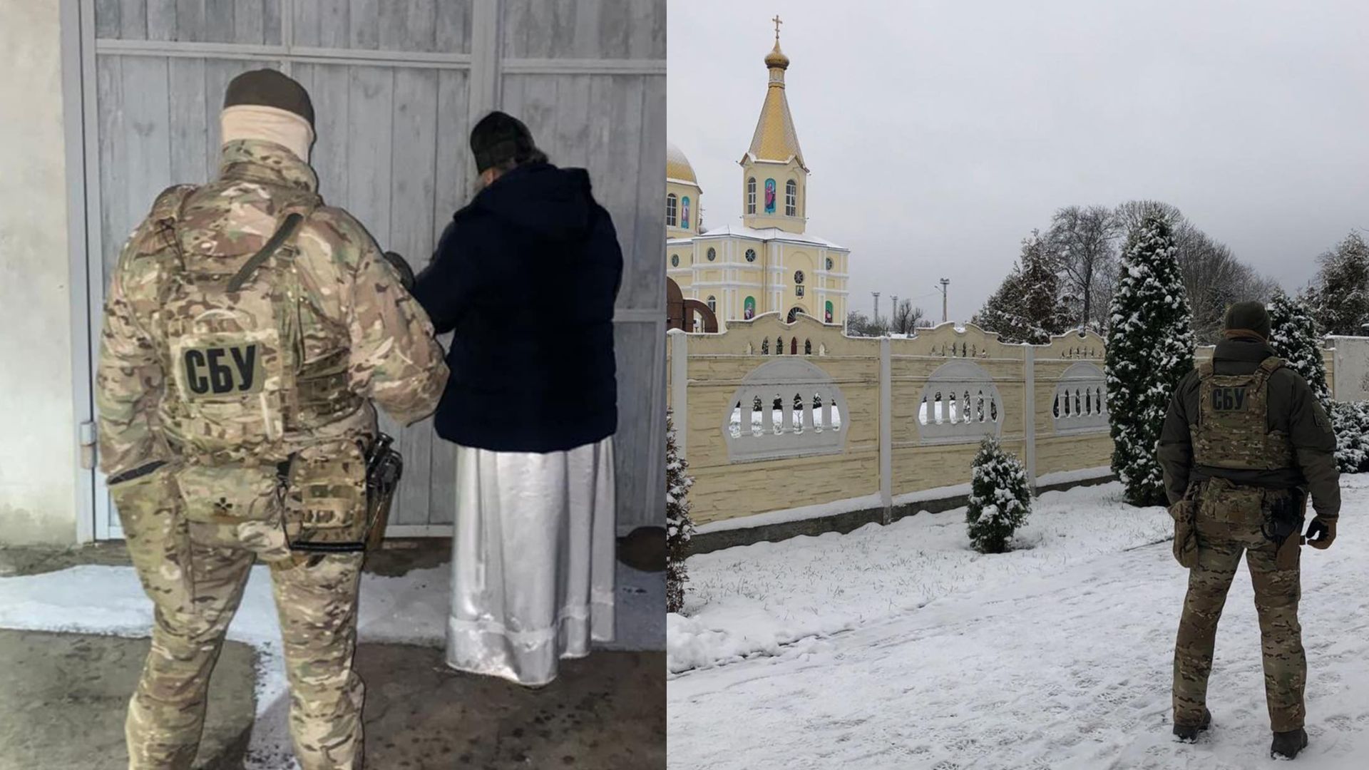 СБУ обыски в церквях - в Ровенской области проверяют монастырь 22.11.22 