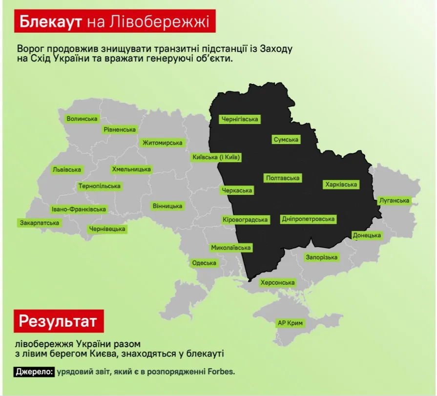 Блекаут в Україні Блекаут в Україні