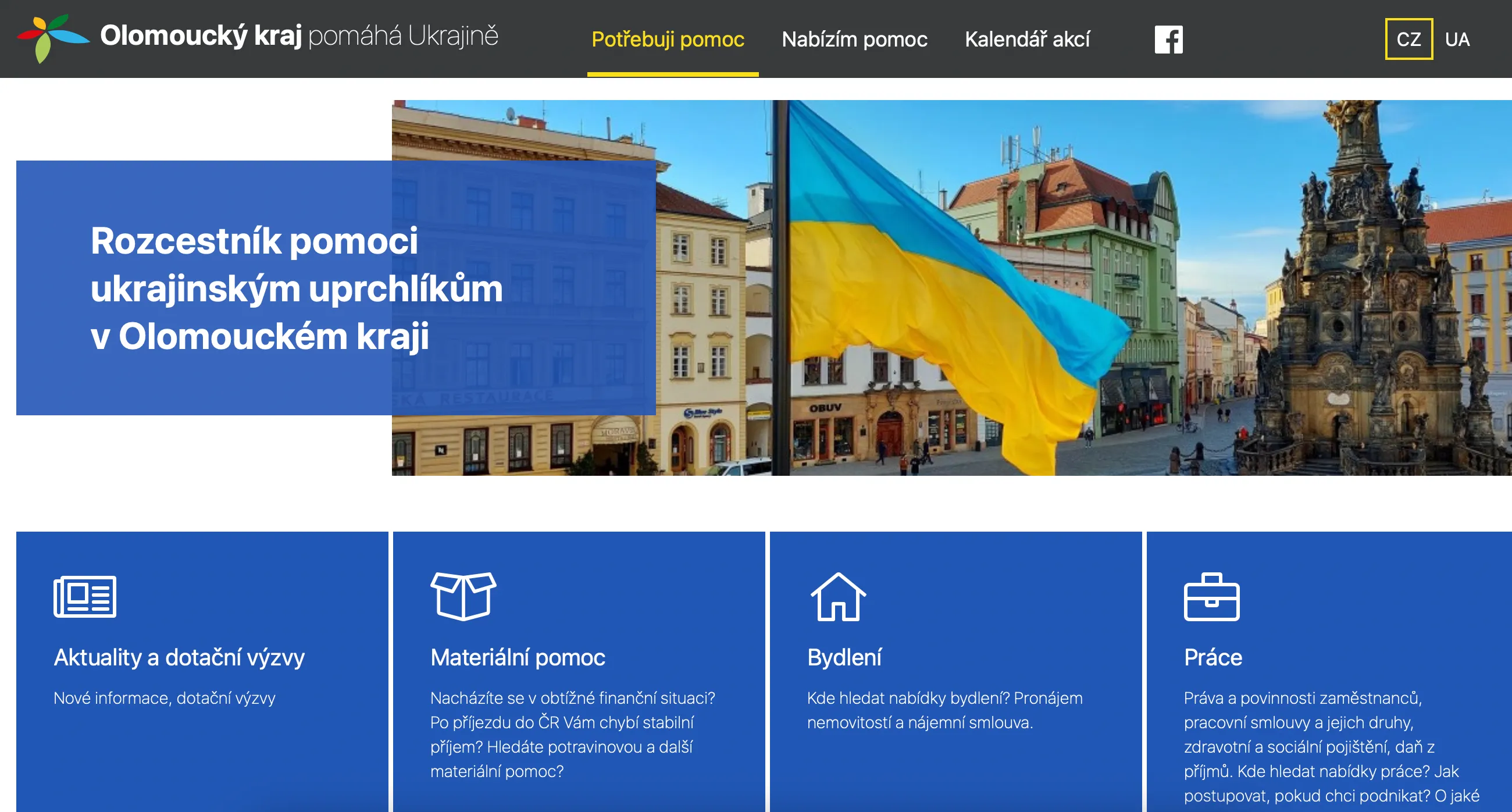 У одному із регіонів Чехії створили сайт для українців