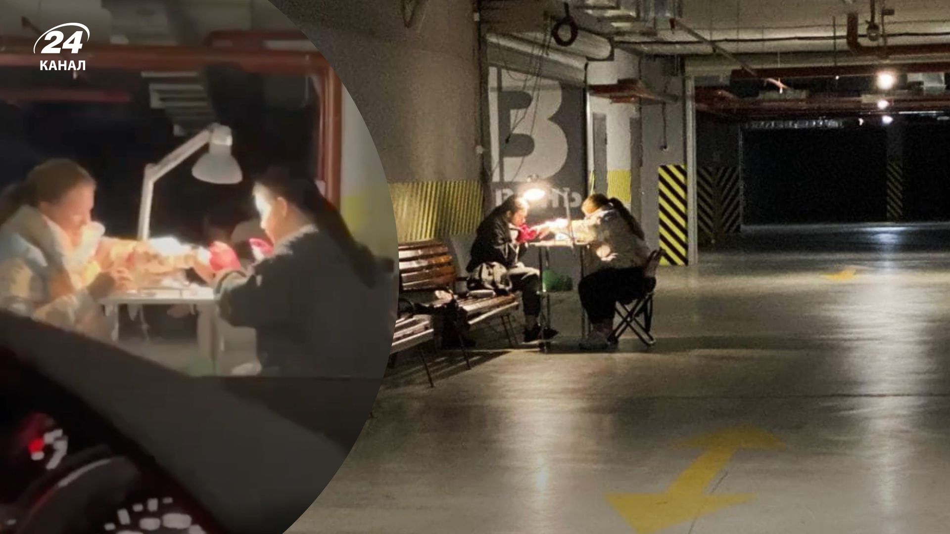 Отключение света в Украине – в Одессе женщина на паркинге сделала маникюрный кабинет Отключение света в Украине – в Одессе женщина на паркинге сделала маникюрный кабинет