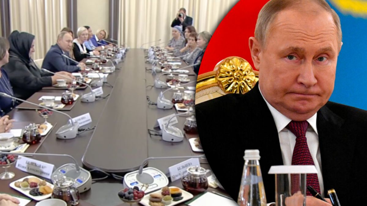 Встреча Путина с матерями кафиров