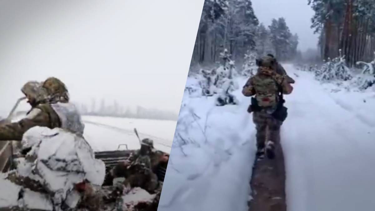 Снег на фронте - ВСУ мужественно держатся - видео