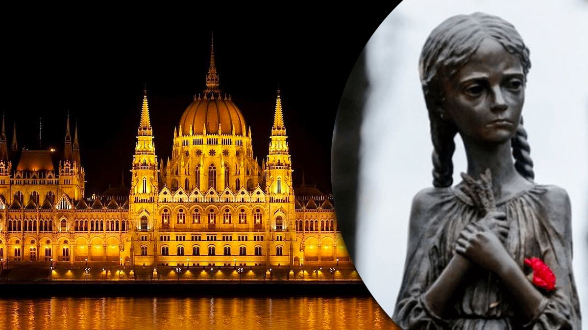 Акція у роковини Голодомору в Будапешті Акція у роковини Голодомору в Будапешті