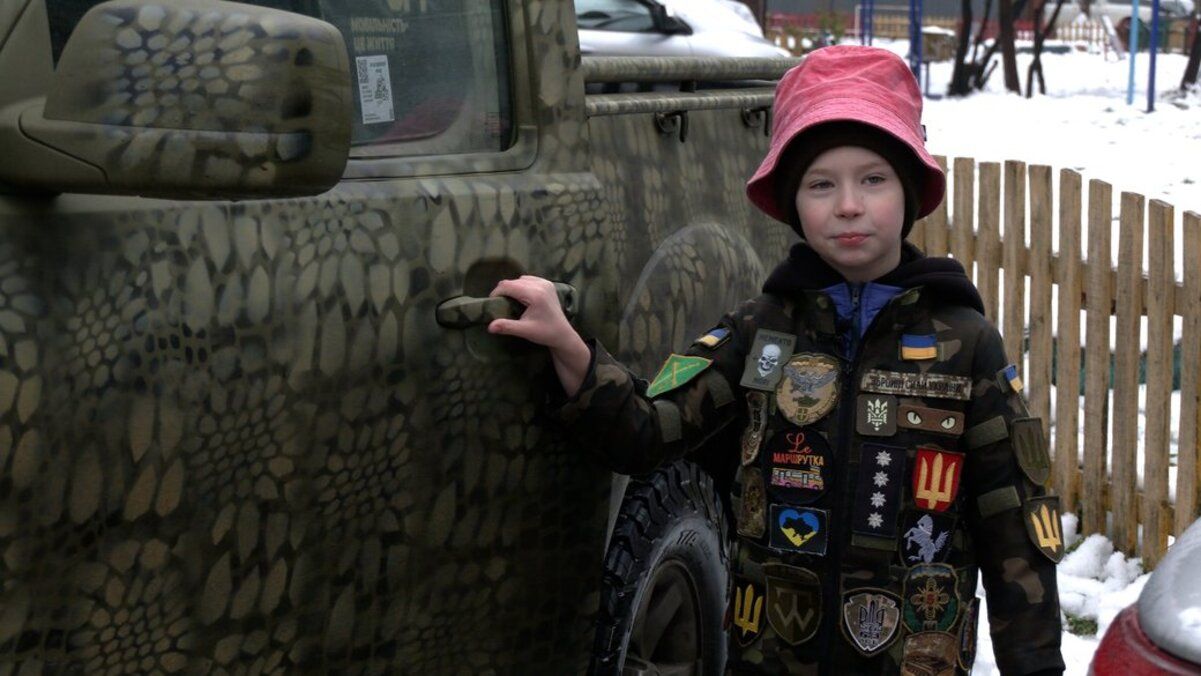 8-летний украинец собрал 260 тысяч гривен на авто для ВСУ