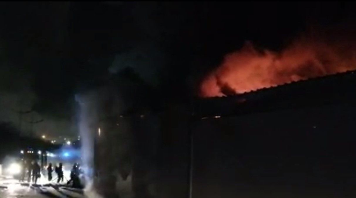 Пожар в ТЦ Омска