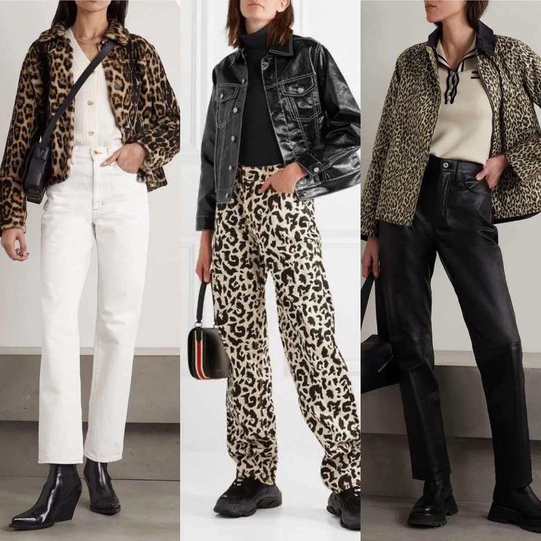Модные образы с леопардовым принтом