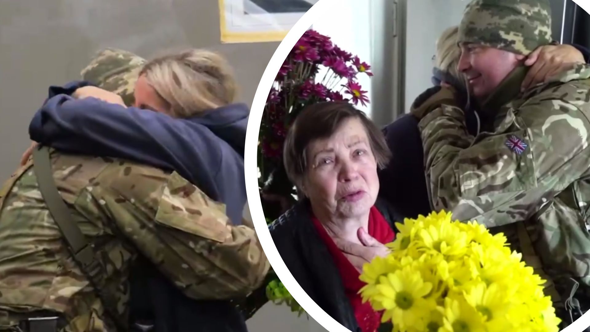 Пограничник встретился с родными в Херсоне Пограничник встретился с родными в Херсоне