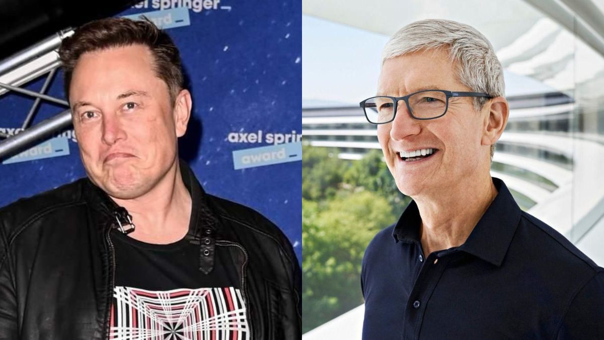 Илон Маск и Тим Кук Илон Маск и Тим Кук