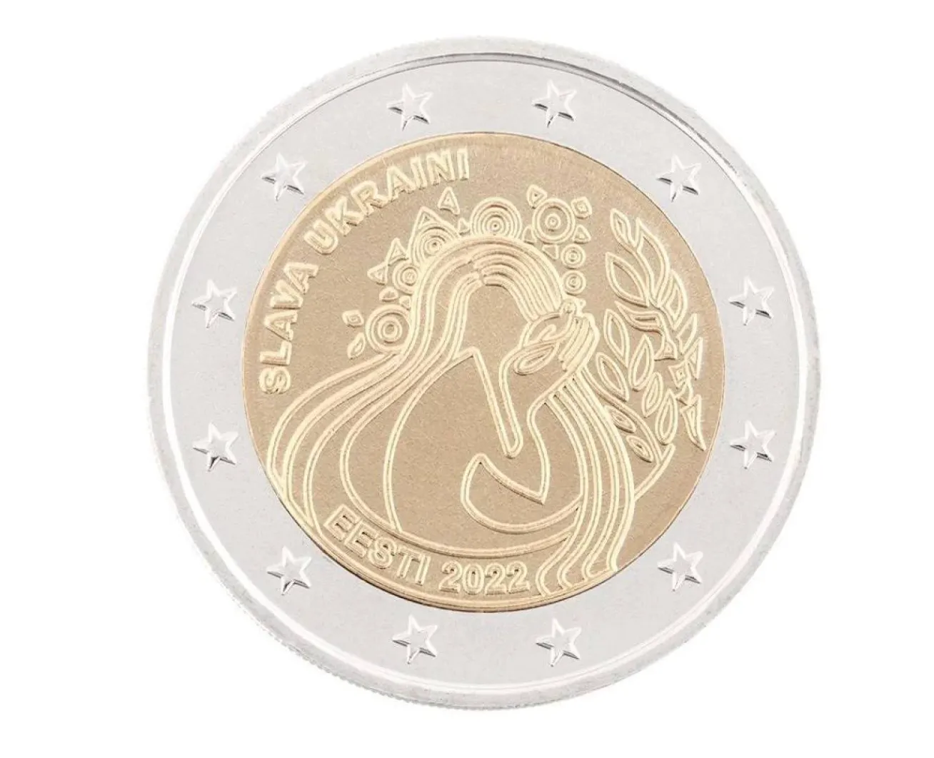 Банк Эстонии использовал монету с надписью