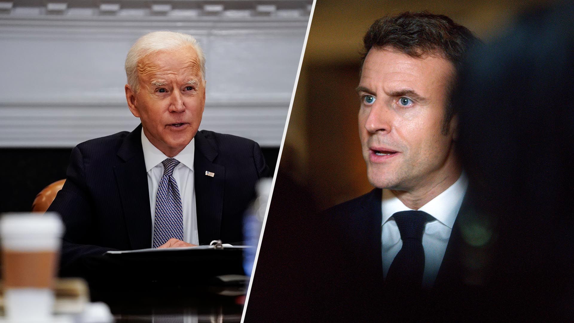 Байден и Макрон пообещали предоставить Украине системы ПВО Байден и Макрон пообещали предоставить Украине системы ПВО