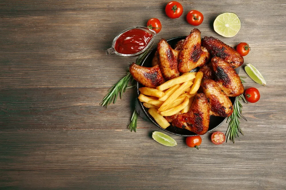 Куриные крылышки с картофелем в духовке Куриные крылышки с картофелем в духовке