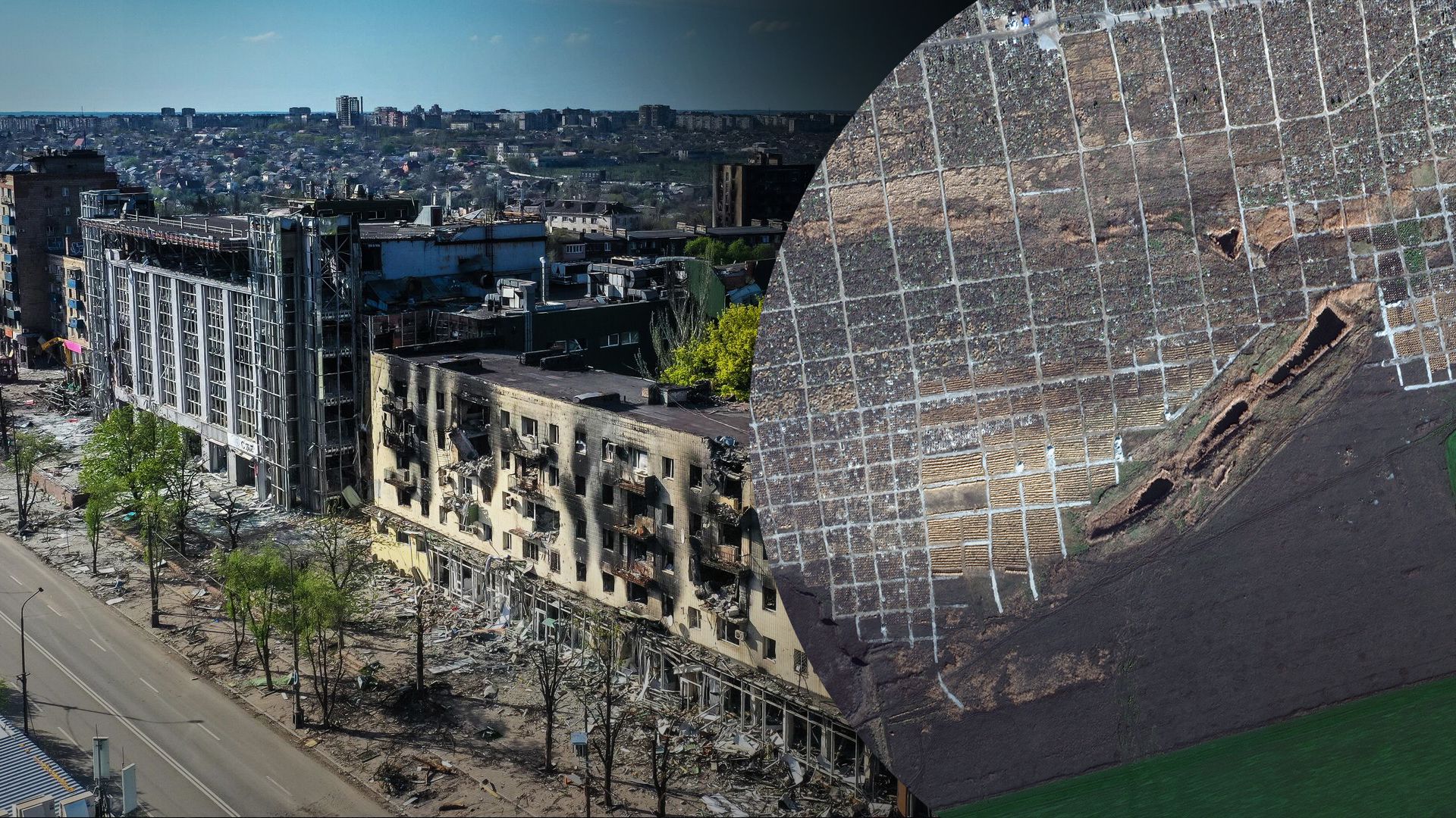 У Маріуполі зросла кількість могил на головному цвинтарі У Маріуполі зросла кількість могил на головному цвинтарі