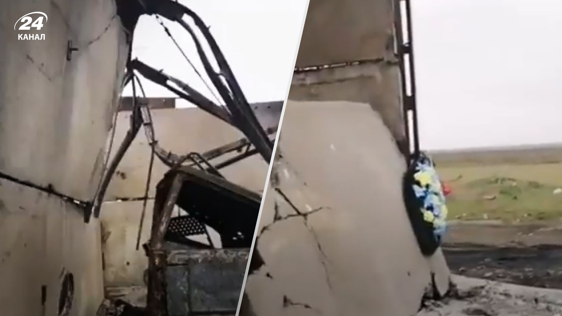 Втрати Росії - у Міноборони показали ангар, який перетворився на братську могилу Втрати Росії - у Міноборони показали ангар, який перетворився на братську могилу