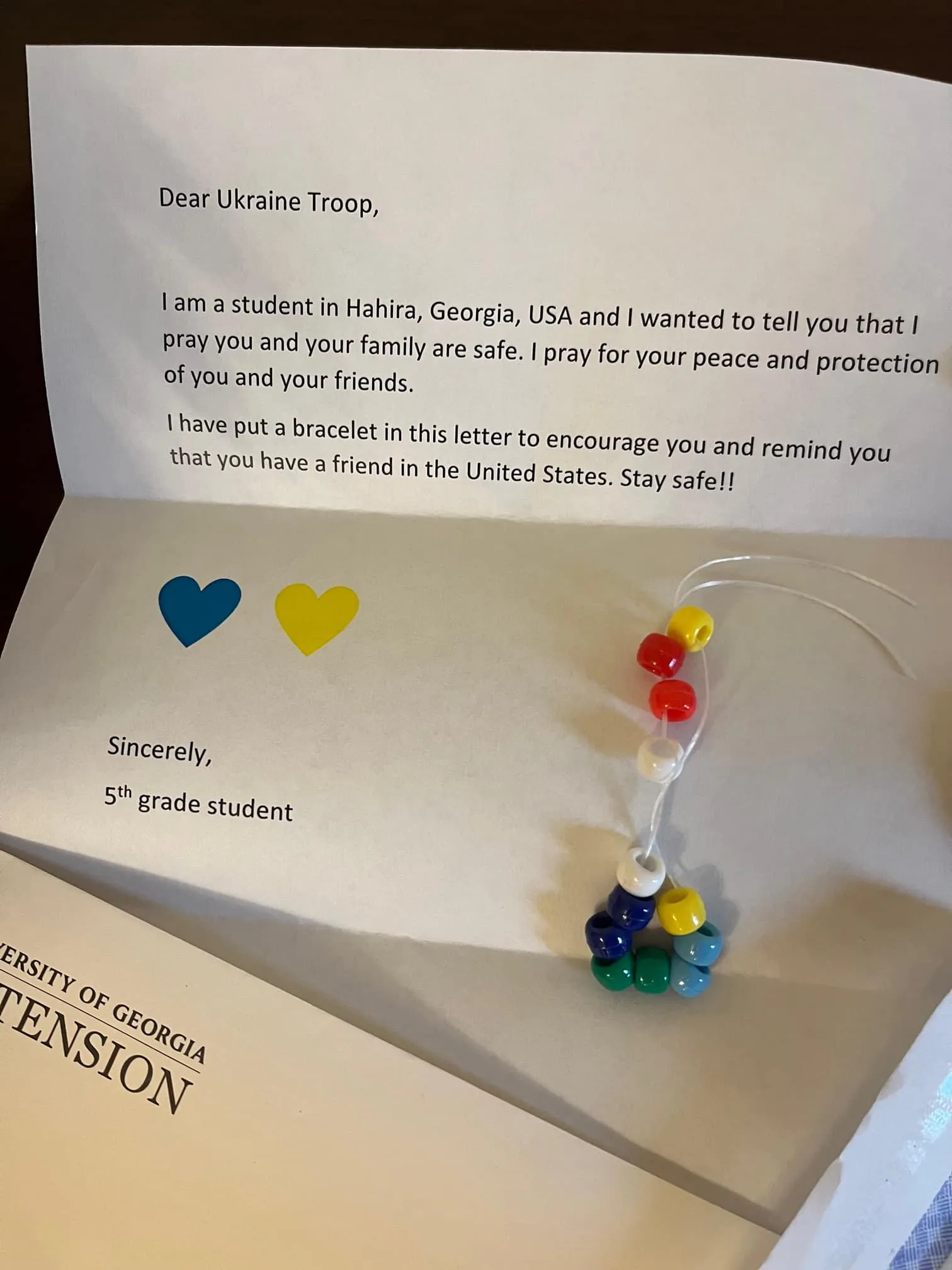 ЗСУ отримали подарунки від школярів США ЗСУ отримали подарунки від школярів США