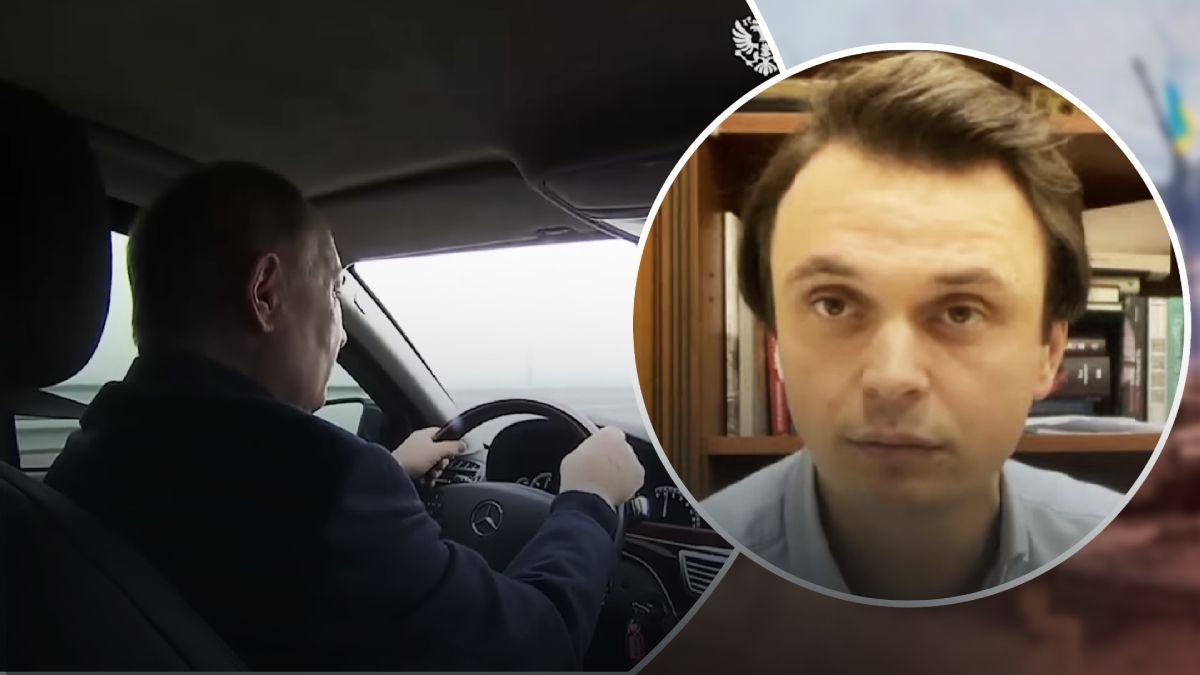 Що показав Путін автопрогулянкою по Кримському мосту Що показав Путін автопрогулянкою по Кримському мосту