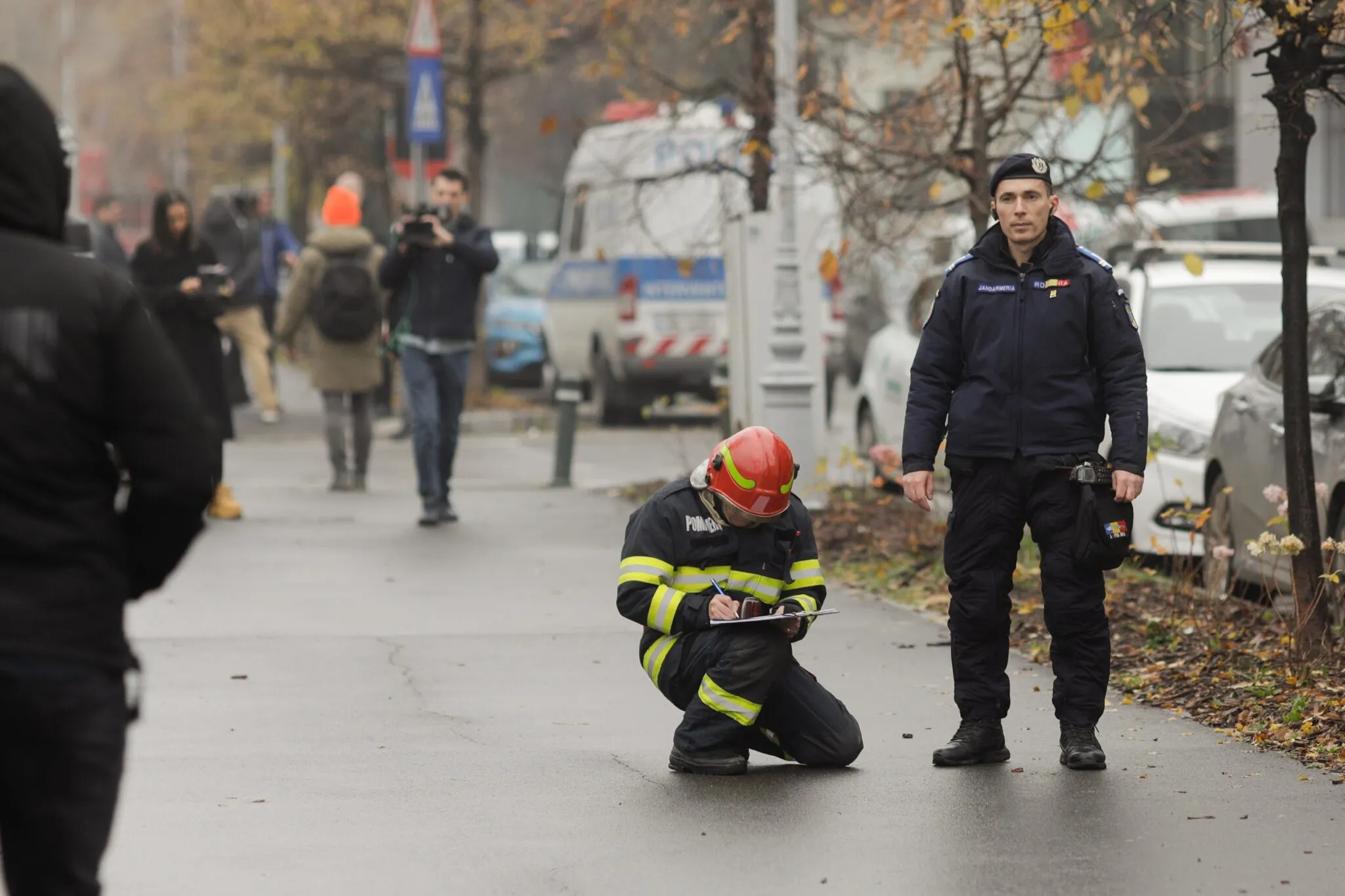 У посольства Украины работают правоохранители / Фото Inquam Photos