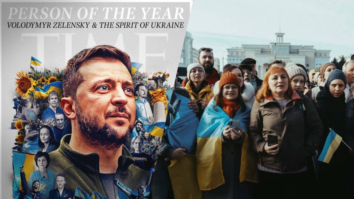 Зеленський та Дух України – персони року за версією Time Зеленський та Дух України – персони року за версією Time