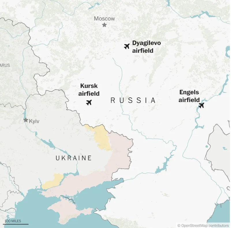 Де відбулися вибухи у Росії