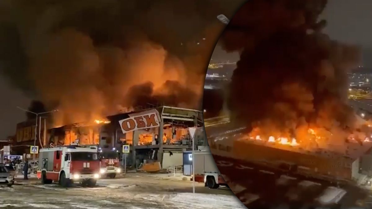 Масштабну пожежу в Москві декілька годин не гасили Масштабну пожежу в Москві декілька годин не гасили