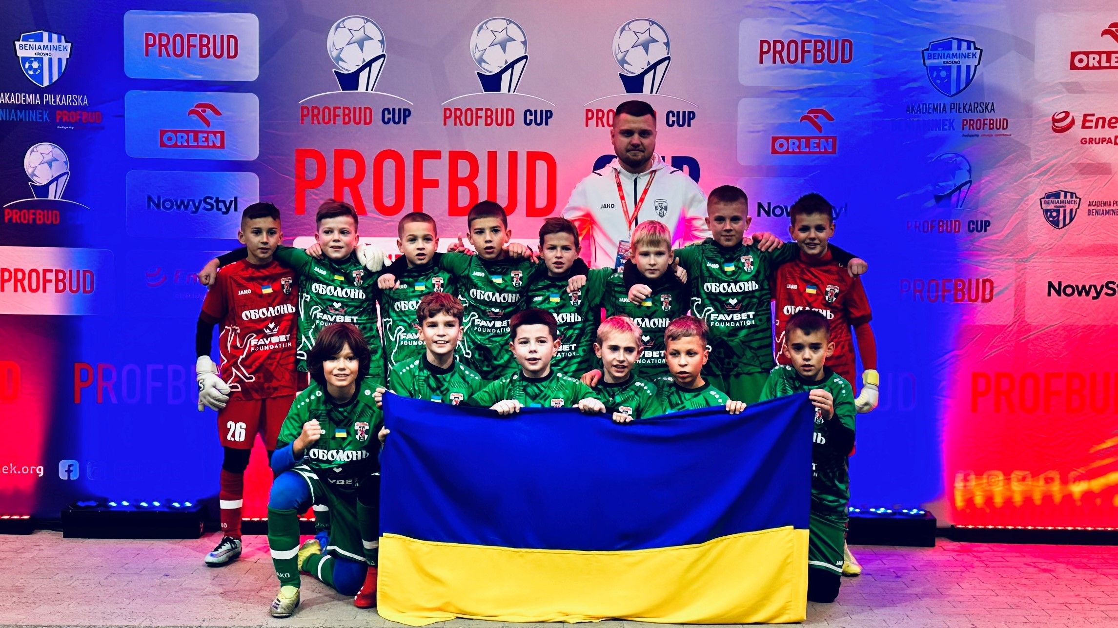 Favbet Foundation виділив 100 000 гривень для дитячої команди ФК "Оболонь"