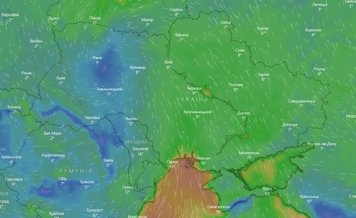 Прогноз погоды на 11 декабря.