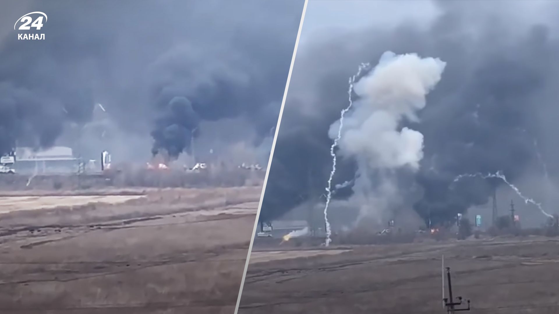 Потери россиян в Украине - колонна кемеровского СОБРа пылает Потери россиян в Украине - колонна кемеровского СОБРа пылает